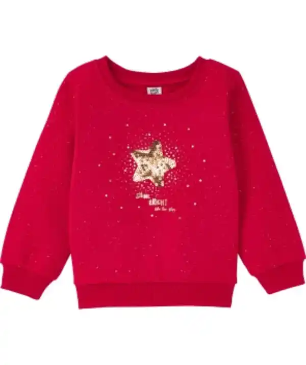 Bild 1 von Sweatshirt Weihnachten Pailletten, rot