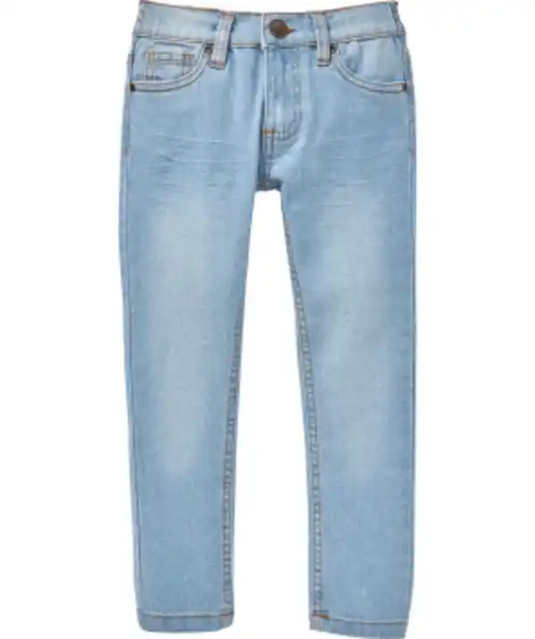 Bild 1 von Helle Jeans Straight-fit, weitenverstellbar, jeansblau hell