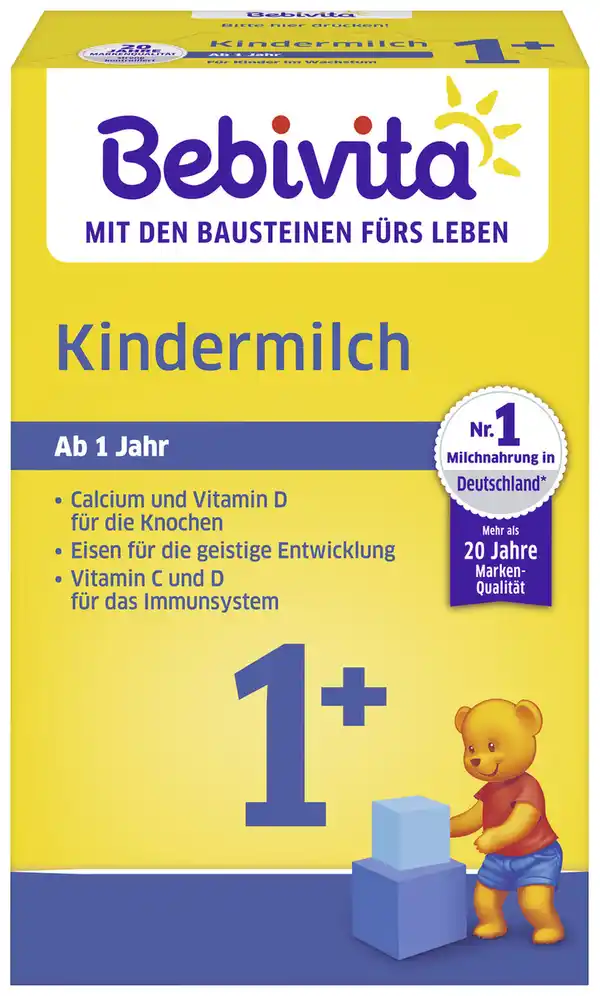 Bild 1 von Bebivita Kindermilch ab 1 Jahr 500G