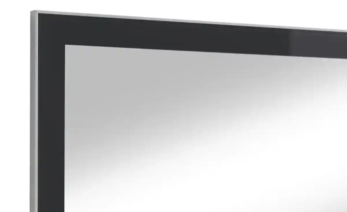 Bild 2 von Spiegel  80 x 60 cm ¦ grau ¦ Glas, Aluminium, Holzwerkstoff ¦ Maße (cm): B: 80 H: 60 T: 3 Garderoben & Kleiderstangen > Garderoben Spiegel - Möbel Kraft