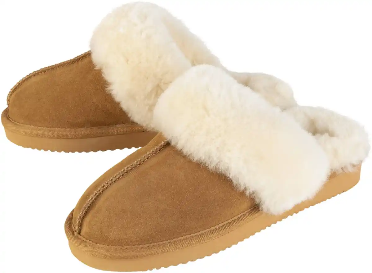 Bild 3 von OYANDA® Lammfell-Hausschuhe, Paar