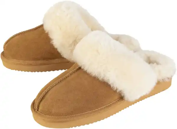 Bild 3 von OYANDA® Lammfell-Hausschuhe, Paar