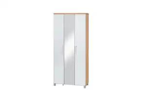 Dielenschrank ¦ weiß ¦ Maße (cm): B: 90 H: 193 T: 37 Schränke > Garderobenschränke - Möbel Kraft