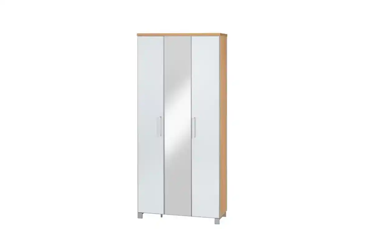 Bild 1 von Dielenschrank ¦ weiß ¦ Maße (cm): B: 90 H: 193 T: 37 Schränke > Garderobenschränke - Möbel Kraft