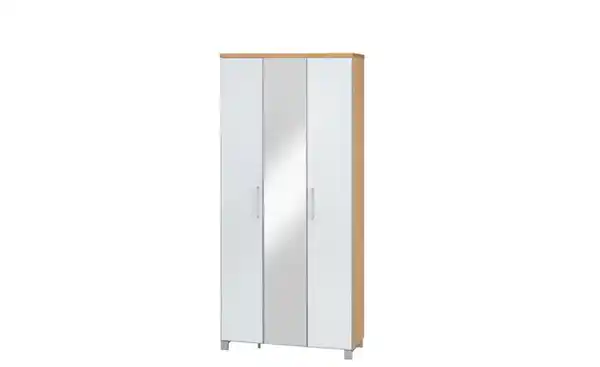 Bild 1 von Dielenschrank ¦ weiß ¦ Maße (cm): B: 90 H: 193 T: 37 Schränke > Garderobenschränke - Möbel Kraft