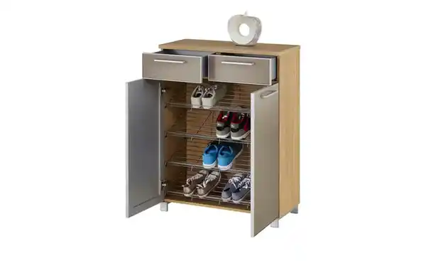 Bild 2 von Schuhschrank ¦ beige ¦ Maße (cm): B: 84 H: 108 T: 37 Garderoben & Kleiderstangen > Schuhgarderoben & Schränke - Möbel Kraft