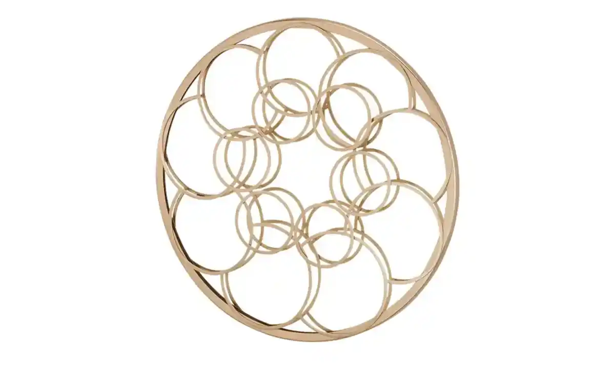 Bild 3 von Wandspiegel ¦ kupfer ¦ Holzwerkstoff, Glas, Metall ¦ Maße (cm): H: 4  Ø: [55.0] Garderoben & Kleiderstangen > Garderoben Spiegel - Möbel Kraft