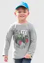 Bild 1 von KIDSWORLD Langarmshirt WER BREMST, VERLIERT! Spruch, Grau