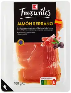 K-FAVOURITES Jamón Serrano, 100-g-Packg.