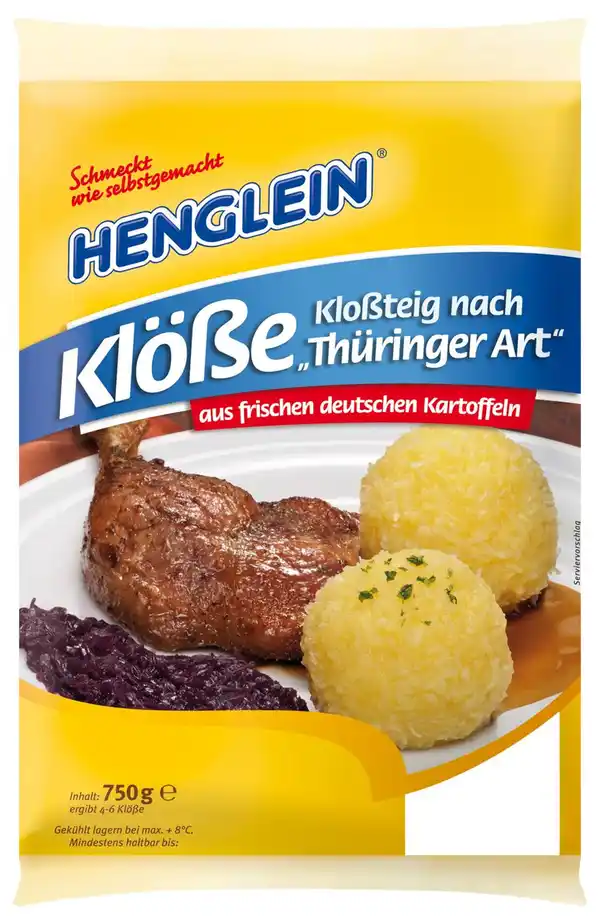 Bild 1 von HENGLEIN Kloßteig, 750-g-Beutel