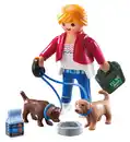 Bild 2 von PLAYMOBIL CITY LIFE Kaufland-Kundin mit Welpen 71901, 10-teilig