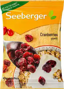 SEEBERGER Cranberries, 125-g-Packg.