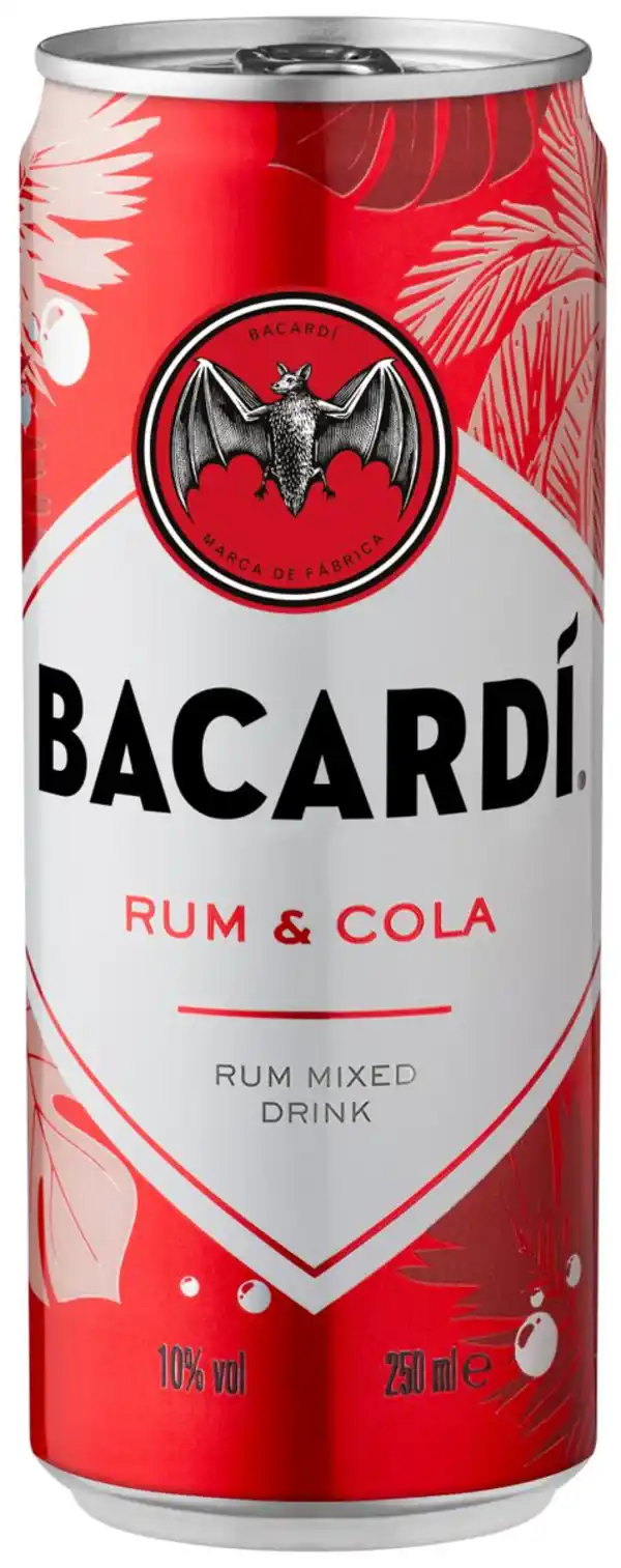 Bild 1 von BACARDI Alkoholisches Mixgetränk, 0,25-l-Dose