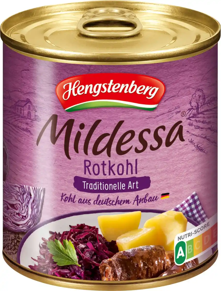 Bild 1 von HENGSTENBERG Mildessa Rotkraut, 300-g-Dose