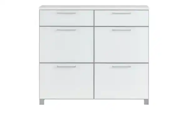Bild 3 von Schuhschrank ¦ weiß ¦ Maße (cm): B: 121 H: 108 T: 31 Garderoben & Kleiderstangen > Schuhgarderoben & Schränke - Möbel Kraft