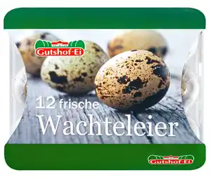 GUTSHOF-EI Wachteleier, 12-St.-Packg.