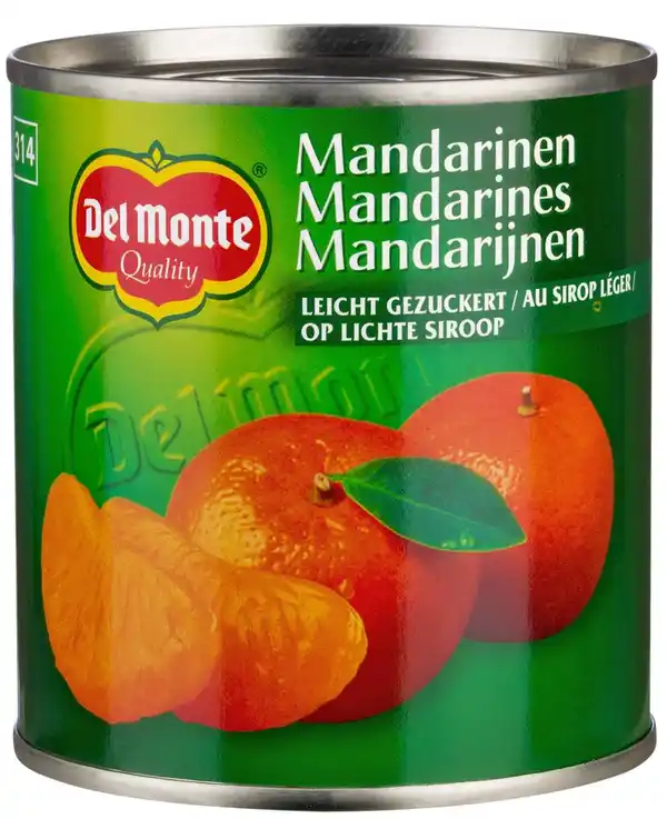 Bild 1 von DEL MONTE Mandarinen, 312-g-Dose