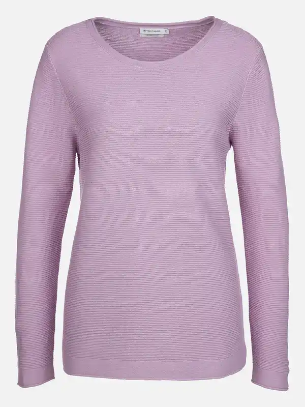 Bild 1 von Damen Pullover in Ottoman Ripp Pink