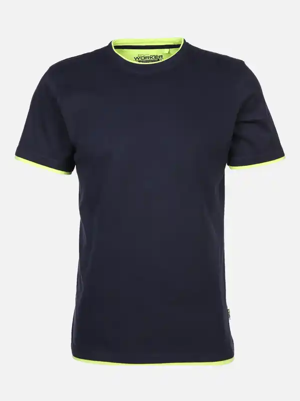 Bild 1 von Herren Shirt im 2in1 Look Blau