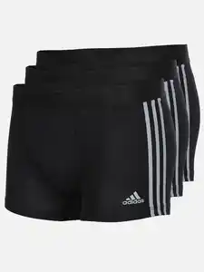 Herren Sport Trunk im 3er Pack Schwarz