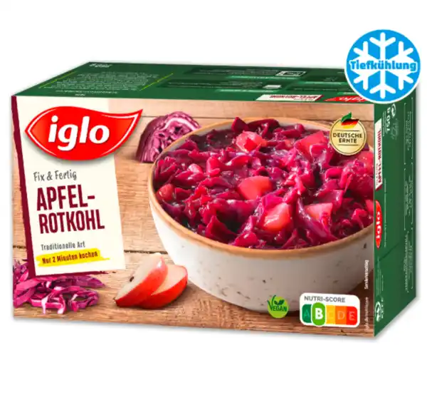 Bild 1 von IGLO Apfel-Rotkohl*