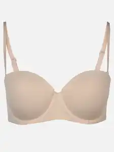 Damen BH in Balconette-Form Beige