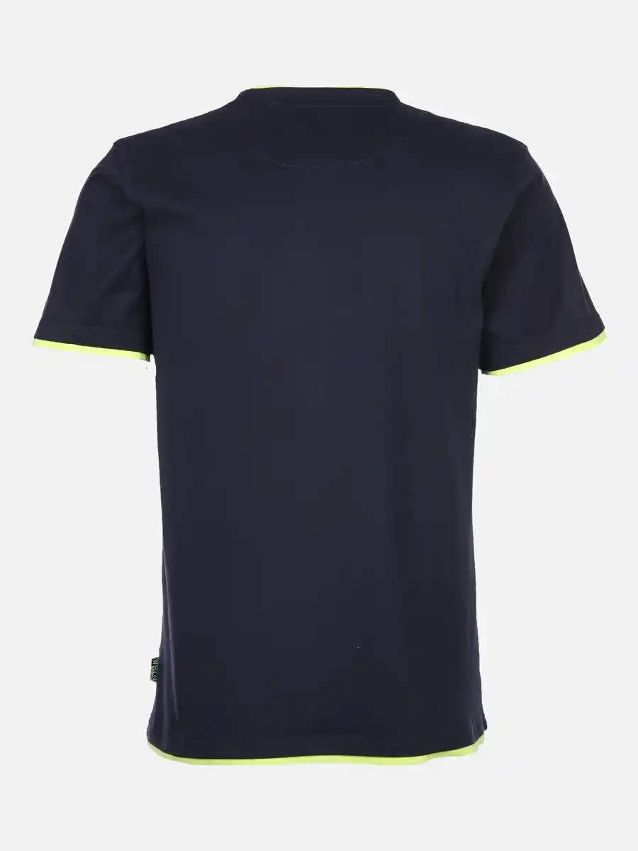 Bild 2 von Herren Shirt im 2in1 Look Blau