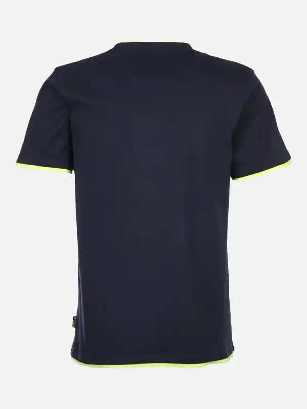 Bild 2 von Herren Shirt im 2in1 Look Blau