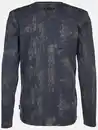 Bild 2 von Herren Longsleeve mit Print Blau