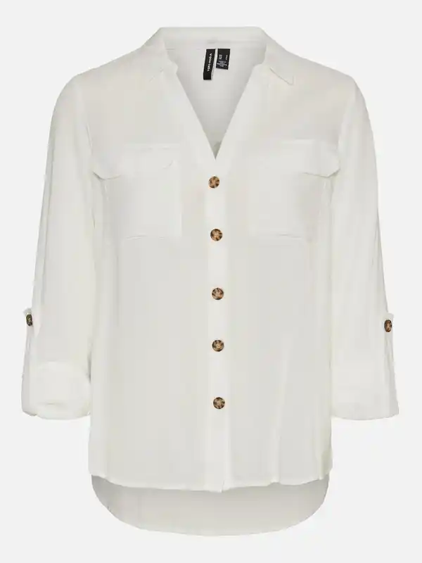 Bild 1 von Vero Moda VMBUMPY L/S SHIRT NEW Bluse Weiß