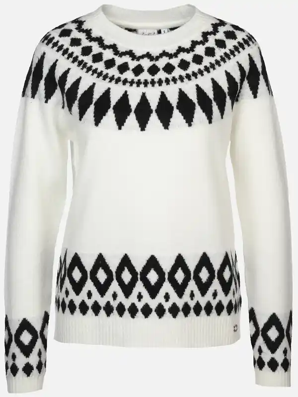 Bild 1 von Damen Norweger Pullover Weiß