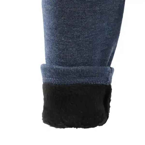 Bild 3 von Mädchen Thermo Leggings unifarben Blau