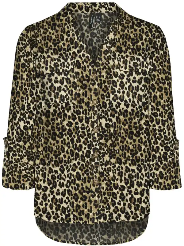 Bild 1 von Vero Moda VMBUMPY L/S SHIRT NEW Bluse Braun