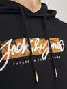 Bild 2 von Jack&Jones JJTILEY SWEAT HOOD LN Hoodie Schwarz