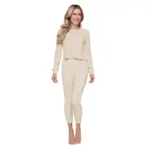 Winter Pyjama, creme, S