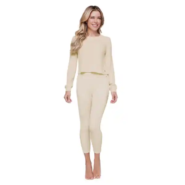 Bild 1 von Winter Pyjama, creme, S