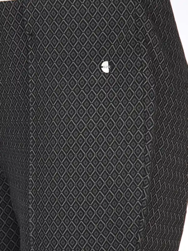Bild 4 von Damen Jacquard Leggings Schwarz