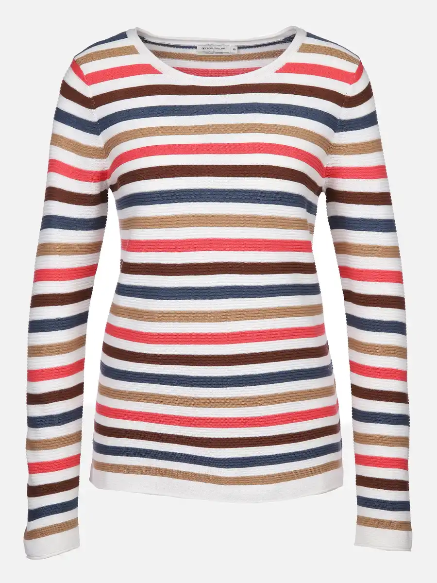 Bild 1 von Damen Pullover in Ottoman Ripp Pink