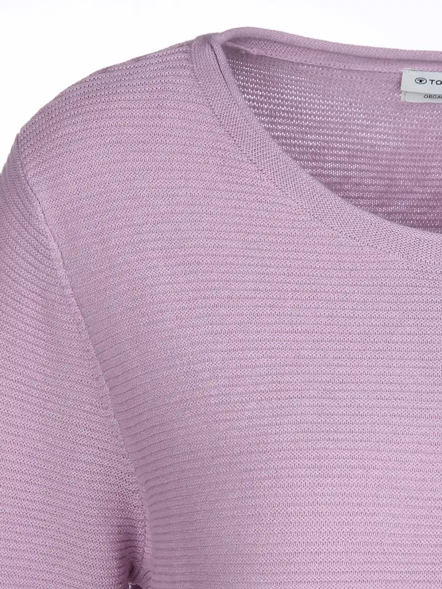 Bild 3 von Damen Pullover in Ottoman Ripp Pink