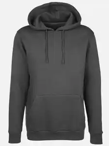 Herren Hoodie mit Kängurutasche Grau