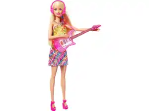 BARBIE „Bühne frei für große Träume“ Malibu mit Musik Spielpuppe Mehrfarbig