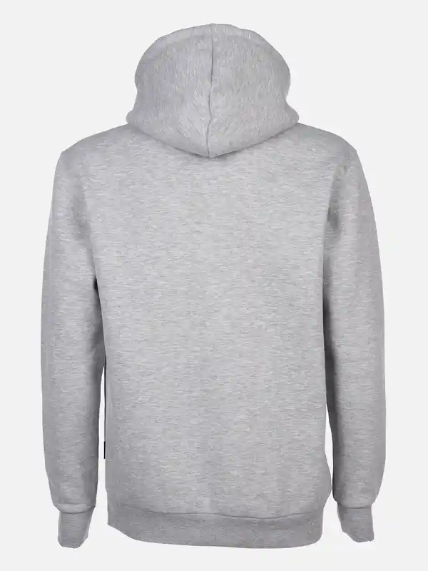 Bild 2 von Herren Kapuzensweatshirt unifarben Grau