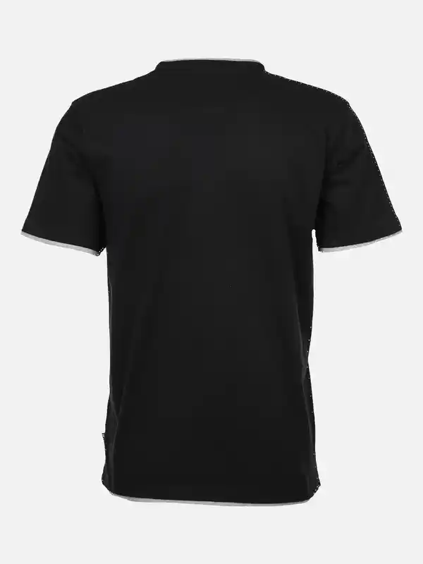 Bild 2 von Herren Shirt im 2in1 Look Schwarz