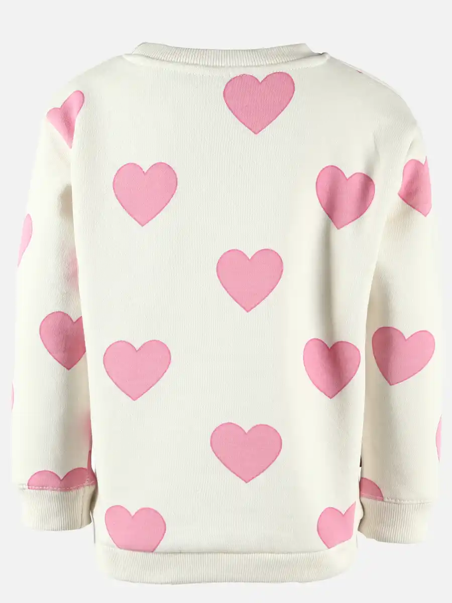 Bild 2 von Mädchen Sweatshirt mit Herzprint Weiß