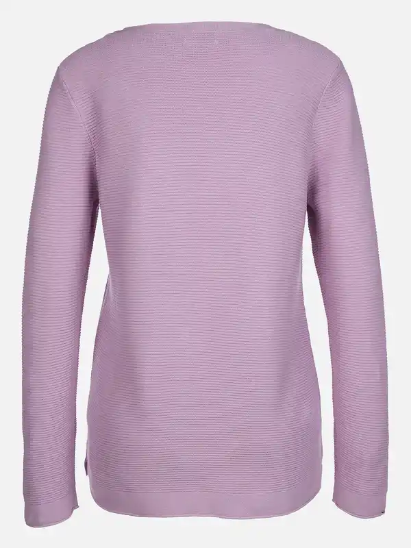 Bild 2 von Damen Pullover in Ottoman Ripp Pink