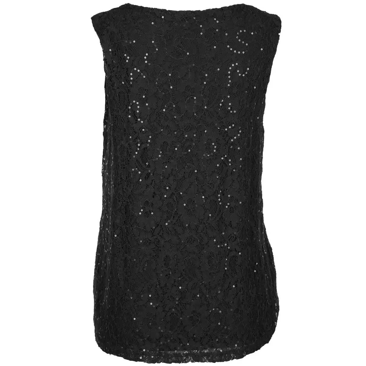 Bild 2 von Damen Top mit Spitze Schwarz