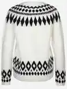 Bild 2 von Damen Norweger Pullover Weiß