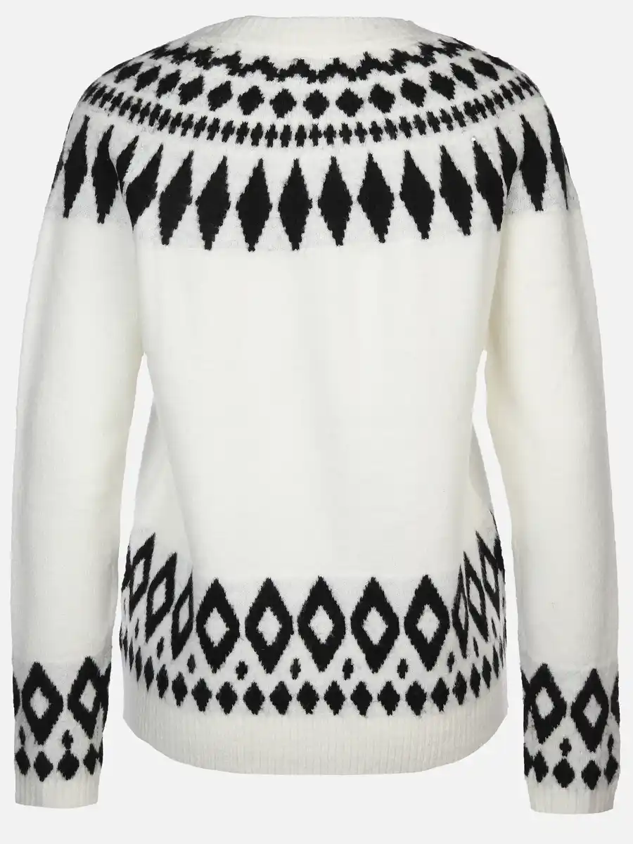 Bild 2 von Damen Norweger Pullover Weiß