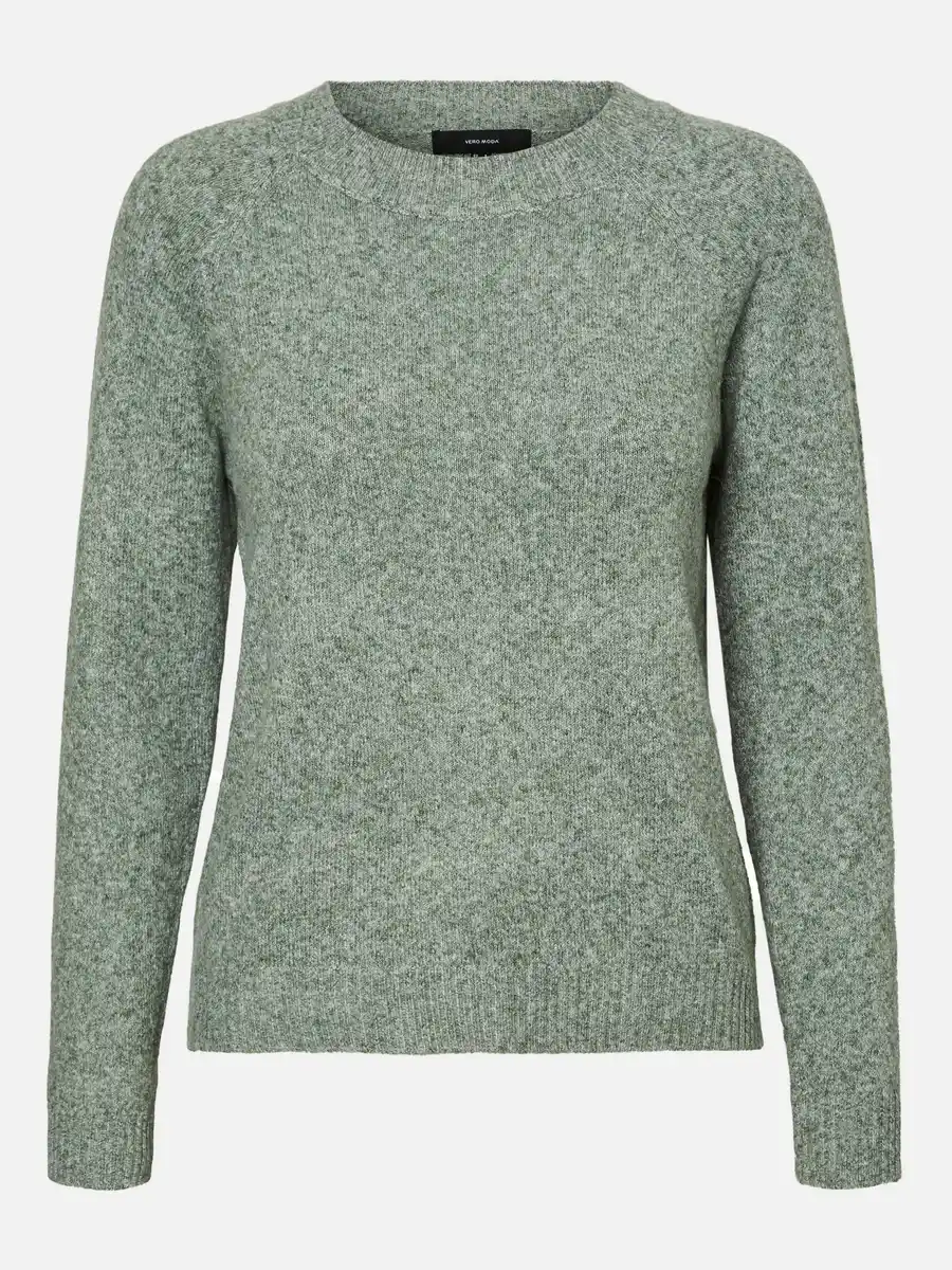 Bild 1 von Vero Moda VMDOFFY LS O-NECK BLO Pullover Grün