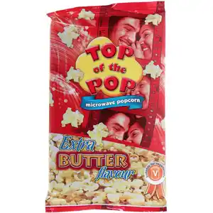 Top of the Pops Mikrowellenpopcorn Extra Butter